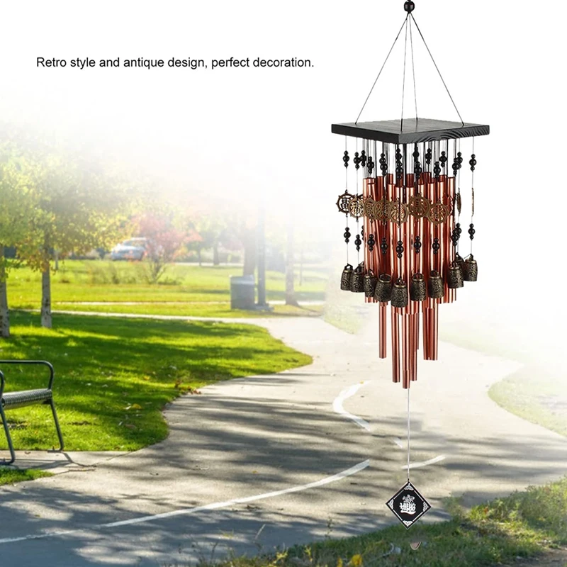 Wind Chimes Outdoor Clearance, Aluminum Tube Windchime , Patio Garden Decor, 2024 Housewarming Gift Patio Pendant