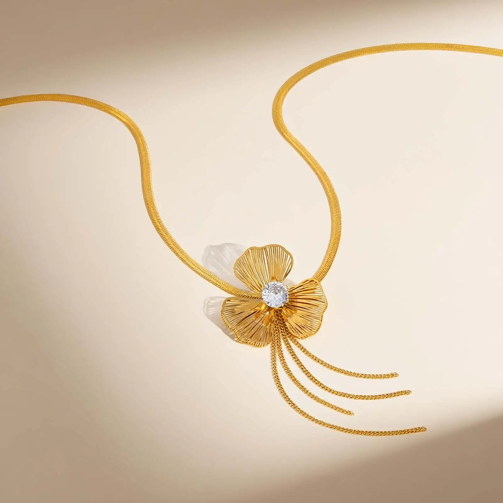 Dainty Zircon Flowe… - image