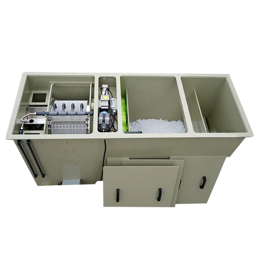 

Koi Fish Pond Biological Filtration Integrated Equipment Submersible Drum Filter