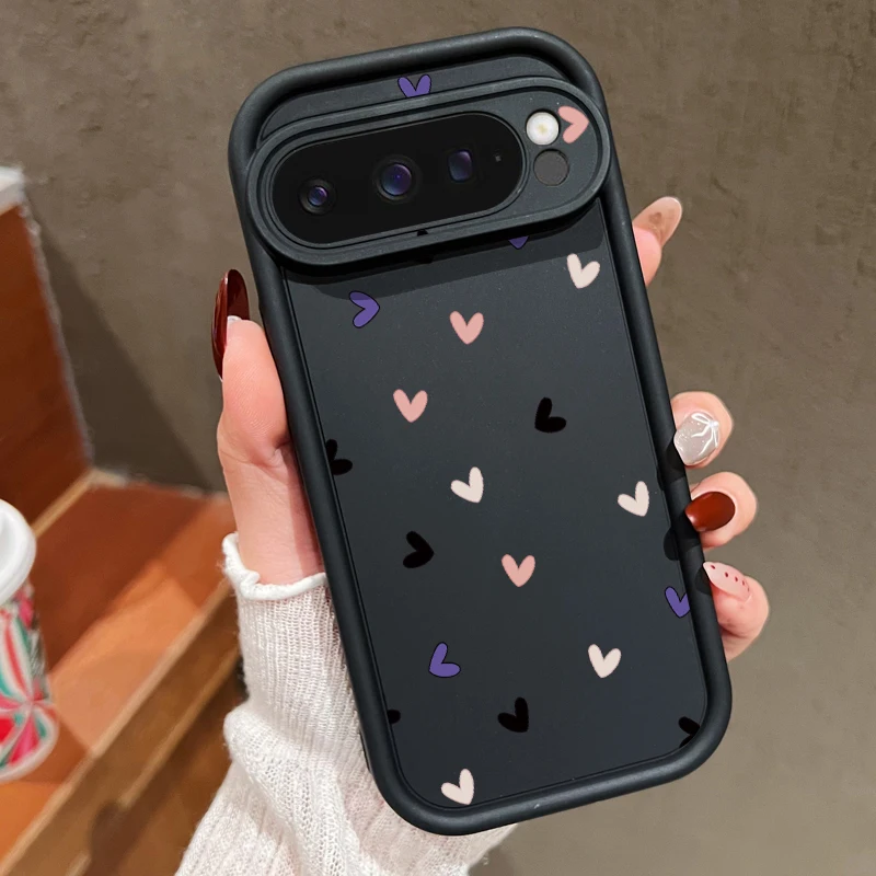 Kleine Blumenmuster-TPU-Telefonhülle für Google Pixel 8 Pro 8A 9 Pro XL, stoßfeste weiche Silikon-Rückseite für Pixel 9 8 Pro