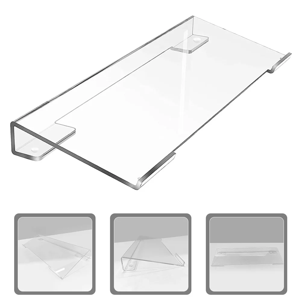 

Keyboard Stand For Desk, Acrylic Transparent Base, Space-Saving Elevated Design For Laptop Mouse Gaming Accessories,