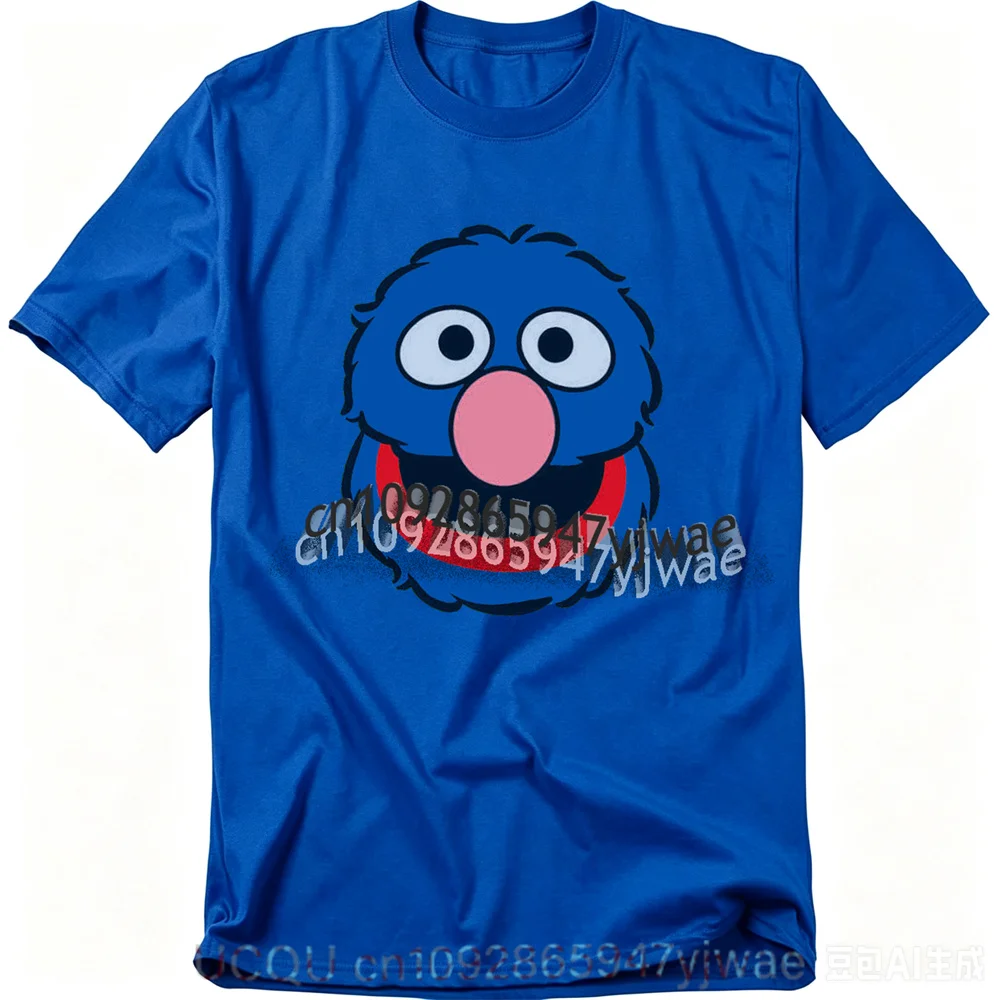 Sesamstraße Kleinkind-T-Shirts Elmo Oscar Big Bird Krümelmonster Niedliche Cartoon-Figuren Top Party Passende T-Shirts für Erwachsene und Kinder – Detail 5