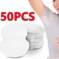 50Pcs/lot Underarm Dress Clothing Armpit Care Sweat Scent Perspiration Pads Shields Absorbing Deodorant Pads Women Men Wholesale