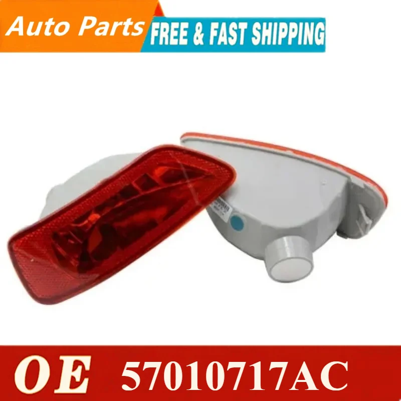 

Pair Rear Bumper Lamp for Jeep Compass Grand Cherokee Fog Lights for Dodge Journey 11-16 Reflector Housing 57010717AC 57010716AC