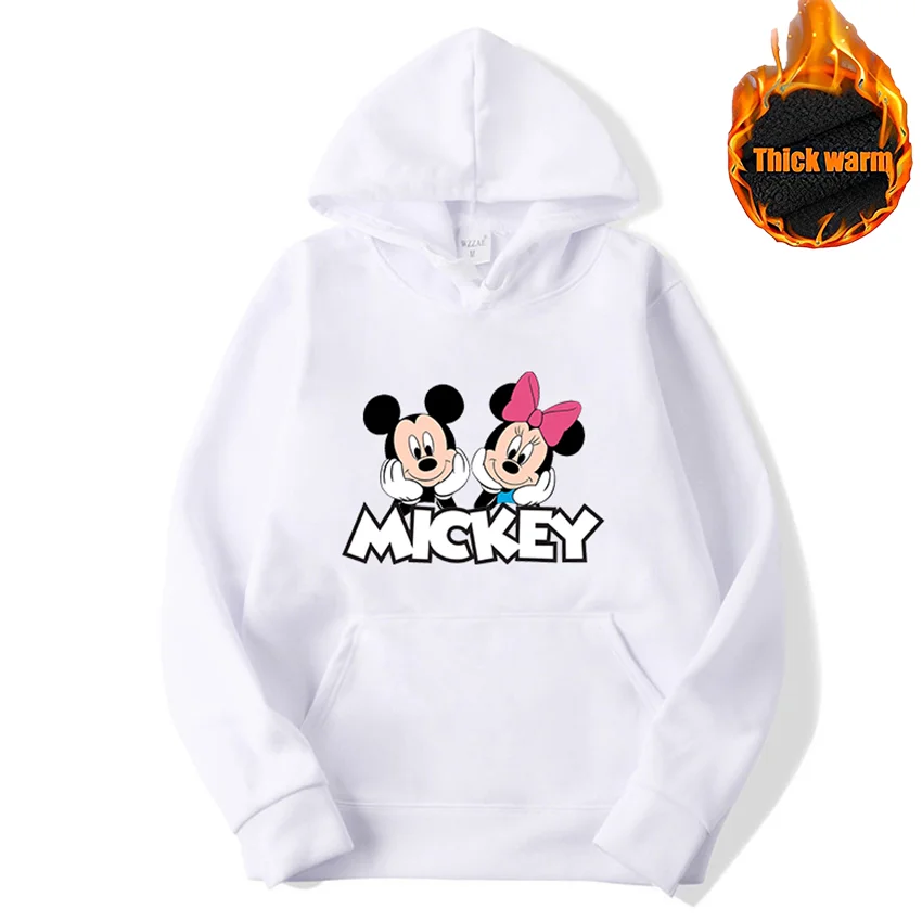 2025 ميكي ميني ماوس هوديس الرجال النساء قناع السترة Sweatershirt الذكور الإناث طالب الهيب هوب Hoddie بلوزات