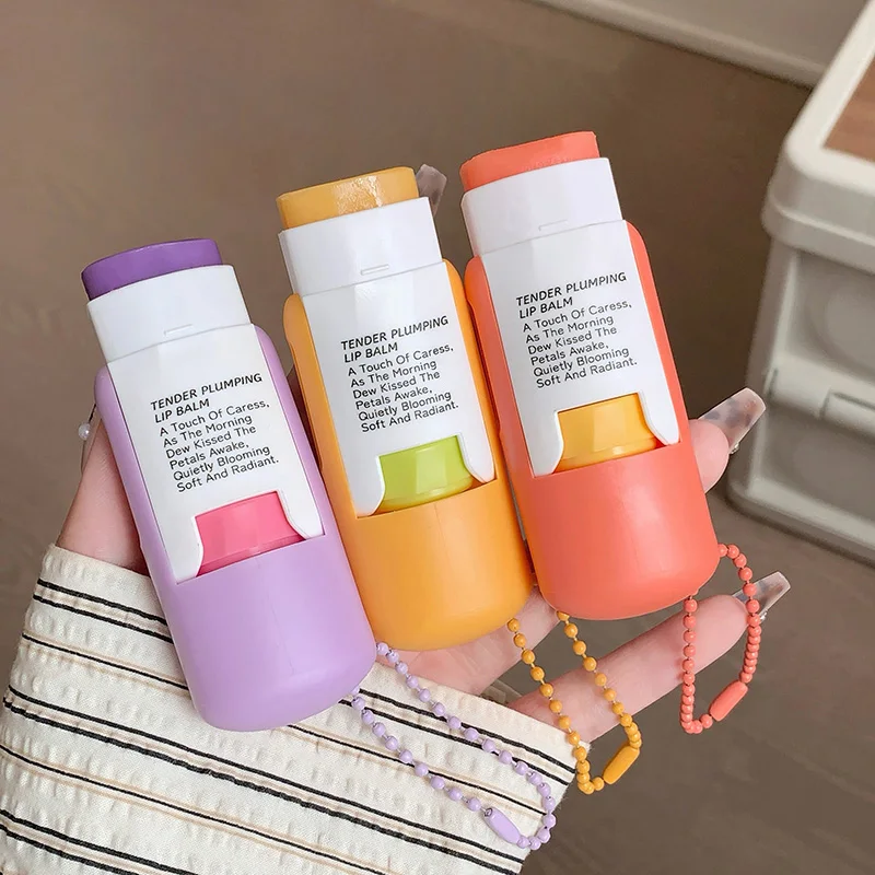 بلسم الشفاه الرقيق والرطب من جيج بير، بلسم الشفاه بطعم الفاكهة، نكهة الفاكهة الحلوة، بلسم الشفاه الكنز للشفاه الجافة، يحمي تجاعيد الشفاه وملمس العرق. #5