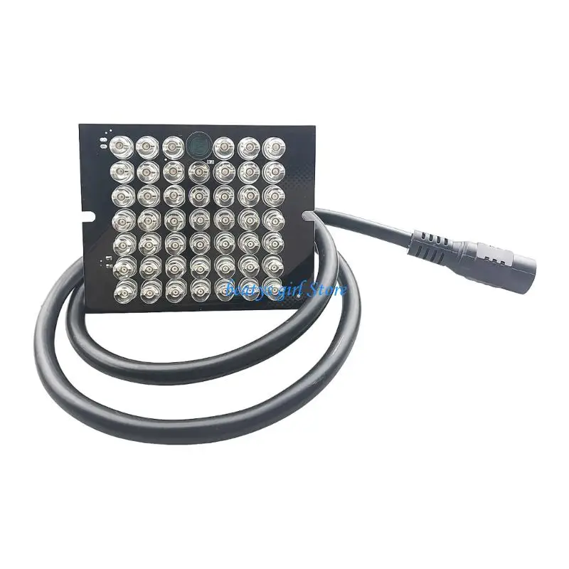 

C7AB 48 LED 940nm IR Illuminators Waterproof LED IR Fill Light For Security Camera With Low DC12V