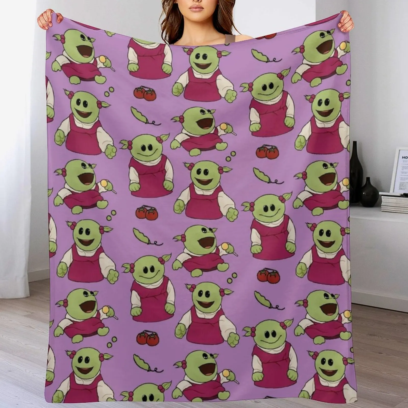 Nanalan Throw Blanket Soft Warm Blanket Gift for Grandparents