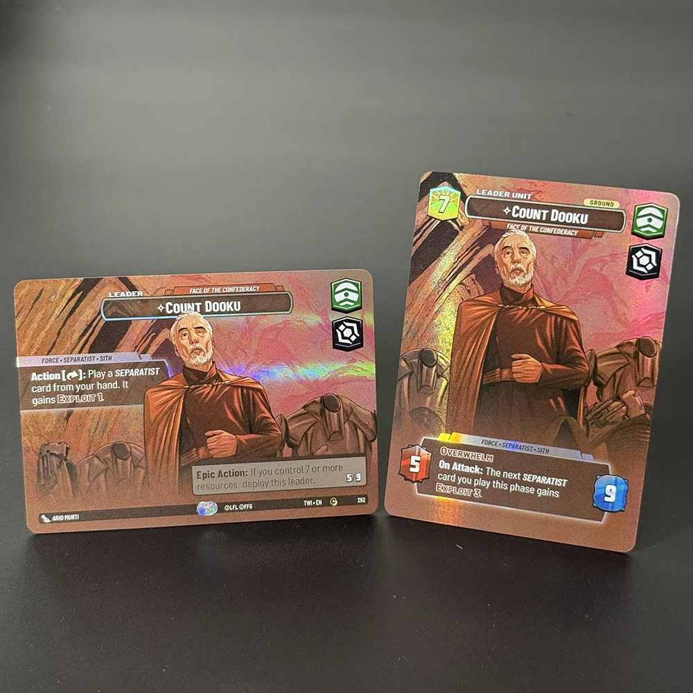 SWUDB Foil Proxy Game Card Komplettset Twilight of the Republic (TWI) Jump to Lightspeed (JTL) Board Trading Card English Collector