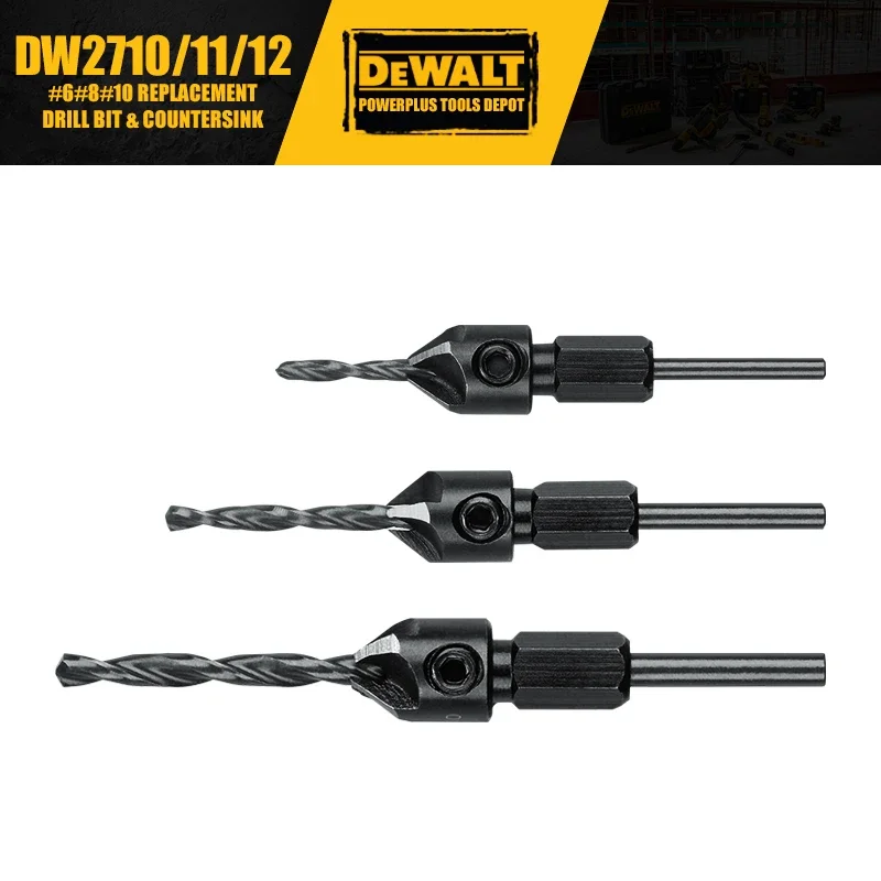 DEWALT DW2710/DW2711/DW2712 #6#8#10 Replacement Drill Bit Countersink Tool Accessories For DW2700/DW2701/DW2702