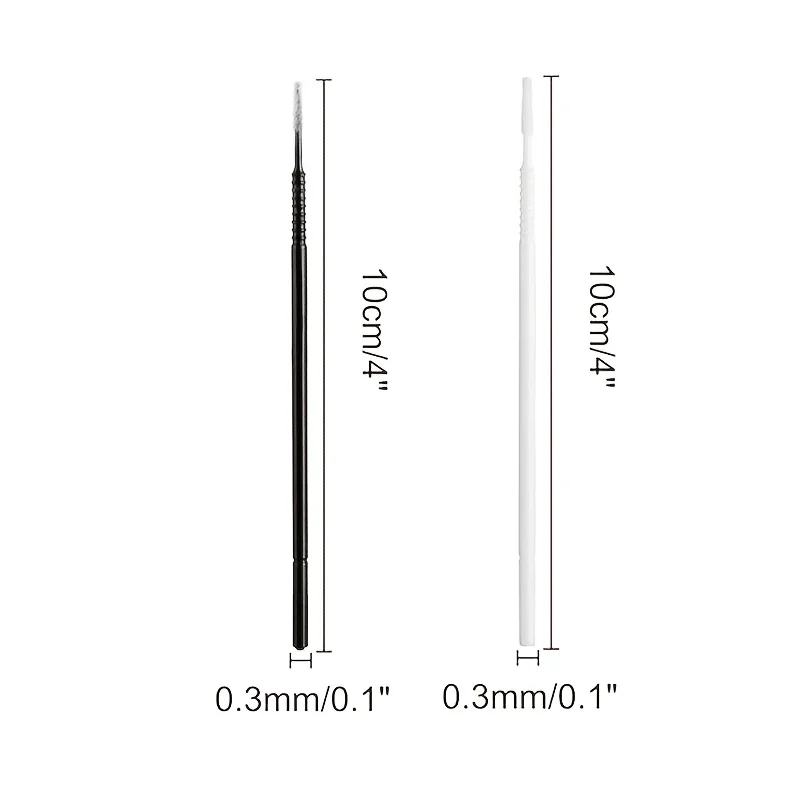 200PCS For Eyelash Extension Tools Disposable MicroBrush Eyelashes Extension Individual Lash Removing Swab Micro Brush