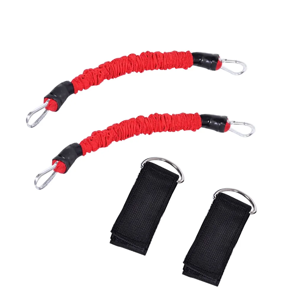 

Fitness Workout Ankle Resistance Bands Red Adjustable Leg Training Bands for Strength Speed and Agility Home Gym Yoga Exercise