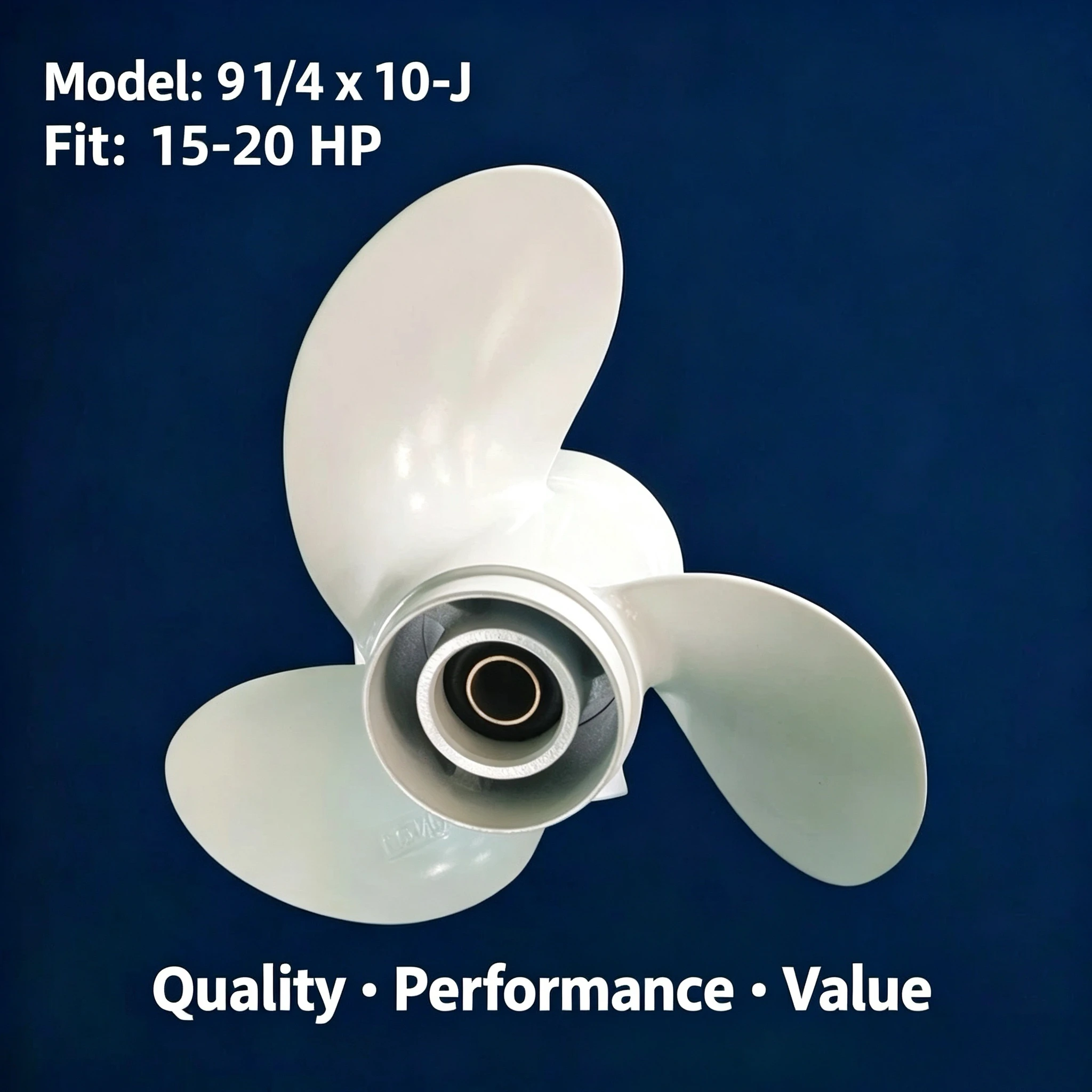 PROPELLER BLADE FOR OUTBOARD MOTOR, COMPATIBLE WITH YAMAHA, PARSUN, HAIDI, HANGKAI, XUANLANG 15/18/20 HP
