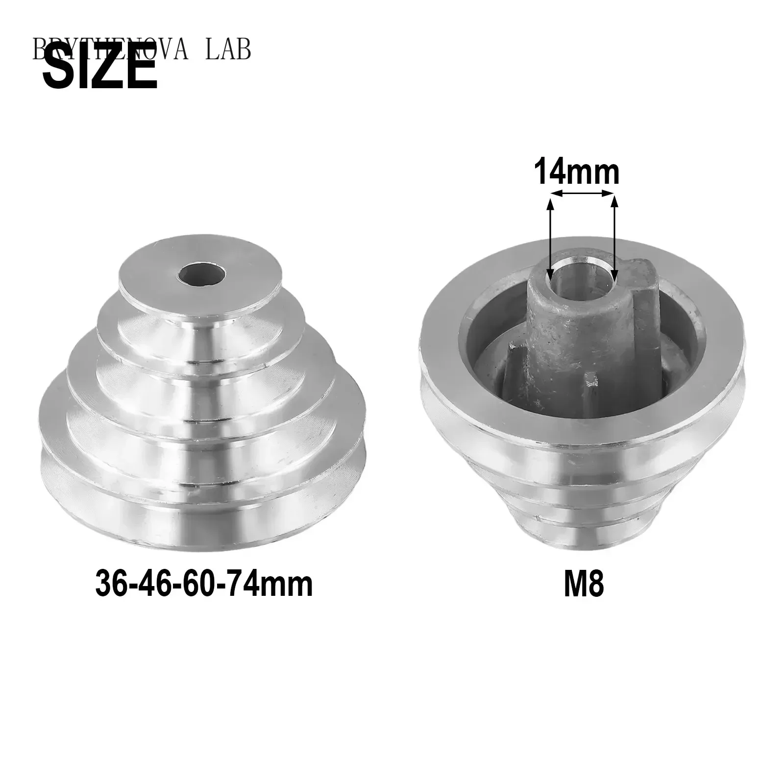 For Z4116 High Pedestal V-shaped Pulley Wheel Pagoda Pulley Drill Wheel Press Motor Drive 5 Step Various Sizes