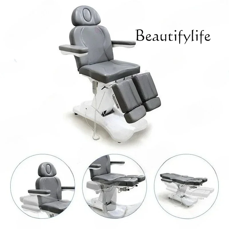 

Electric Pedicure Chair Medical Examination Spa Furniture Chair 3 4 5 Motors Electric Beauty Bed Split Leg