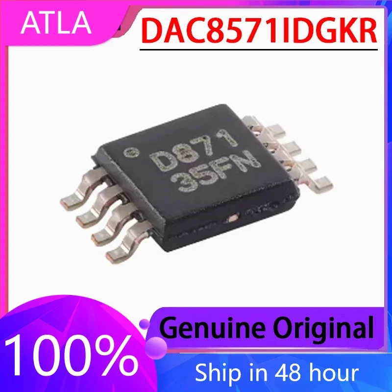 

2PCS NEW Original DAC8571IDGKR Screen Printed D871 VSOP8 16 Bit Analog-to-digital Converter Chip in Stock