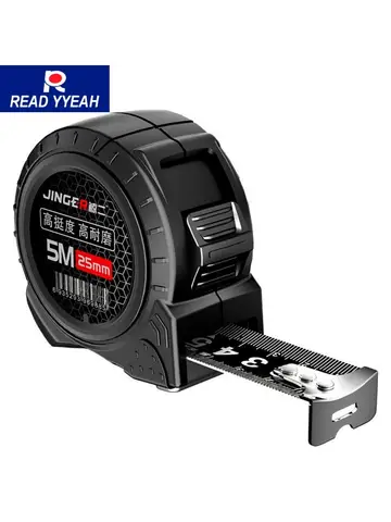 Measuring Tape Self 5/10M High Precision Wear-resistant Ruler Measuring Tools Locking Fluorescent Steel Tape Measure Retractable