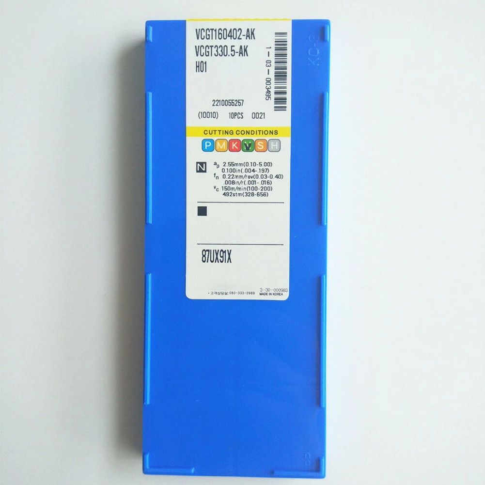 استبدال شفرة إدراج كربيد ، كربيد لشبه ، تشطيب عالي الجودة من الفولاذ ، 10 في كل صندوق