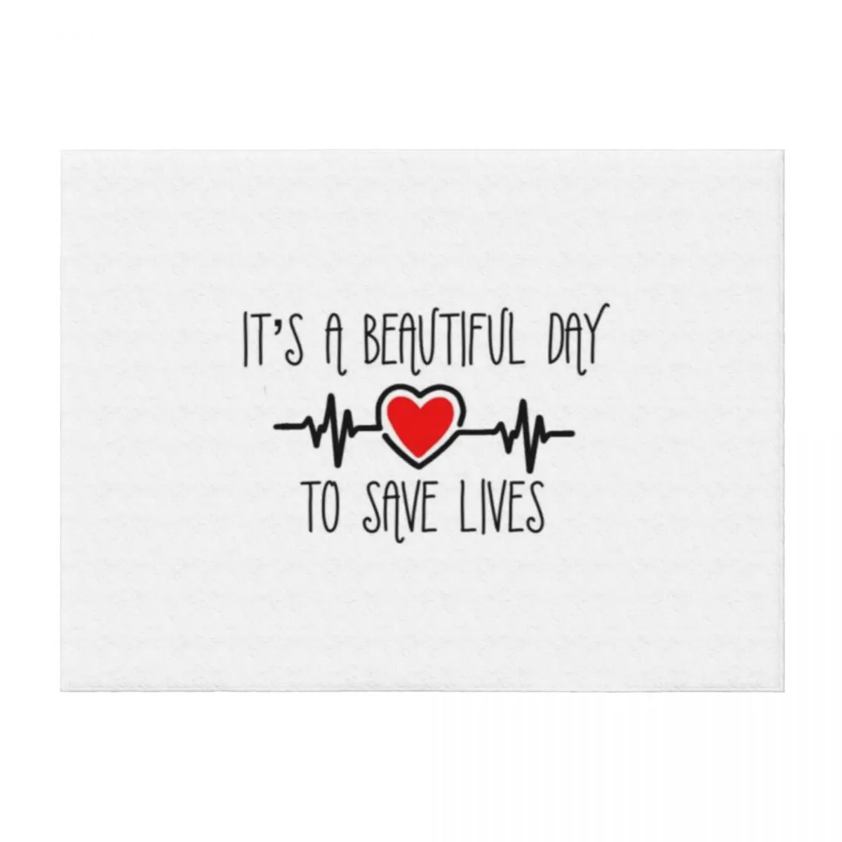 

Its a Beautiful Day to Save Lives - Grey's Anatomy Throw Blanket Luxury Thicken Sofa Luxury St Comforter Blankets