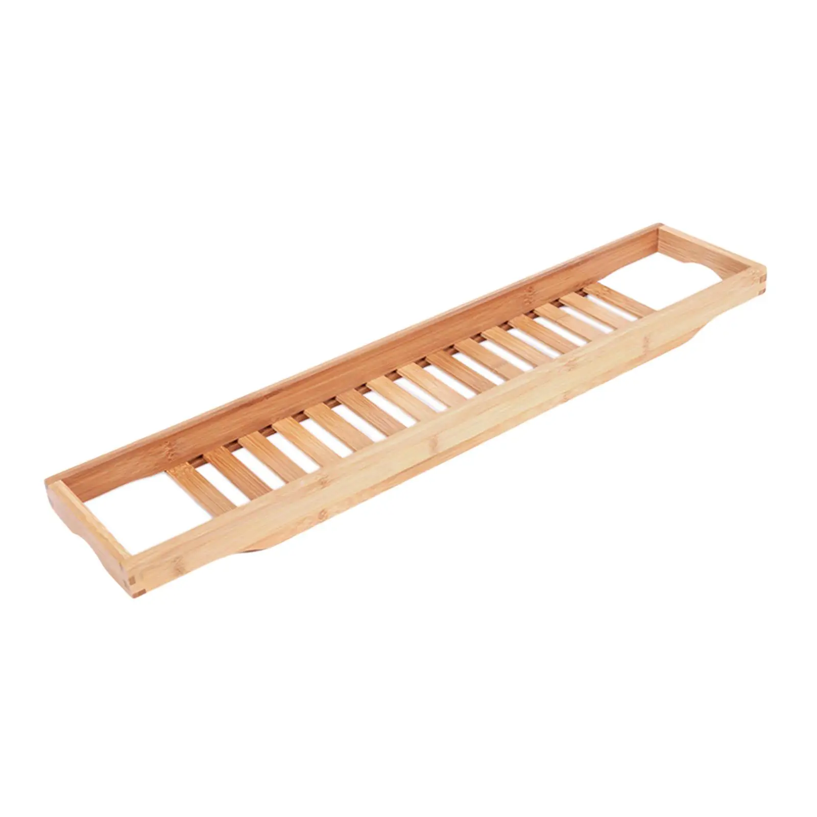 Bamboo Wooden Bathtub Caddy Tray Bathtub Stand Holder Bath Tray 70cm