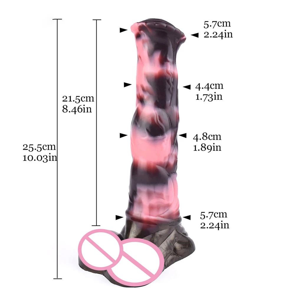 Silicone Dildo Cavalo Enorme com Ventosa, Plug Anal, Masturbadores Femininos, Pênis Animal Realista, Ferramentas Sexuais, Brinquedos Eróticos com Mãos Livres