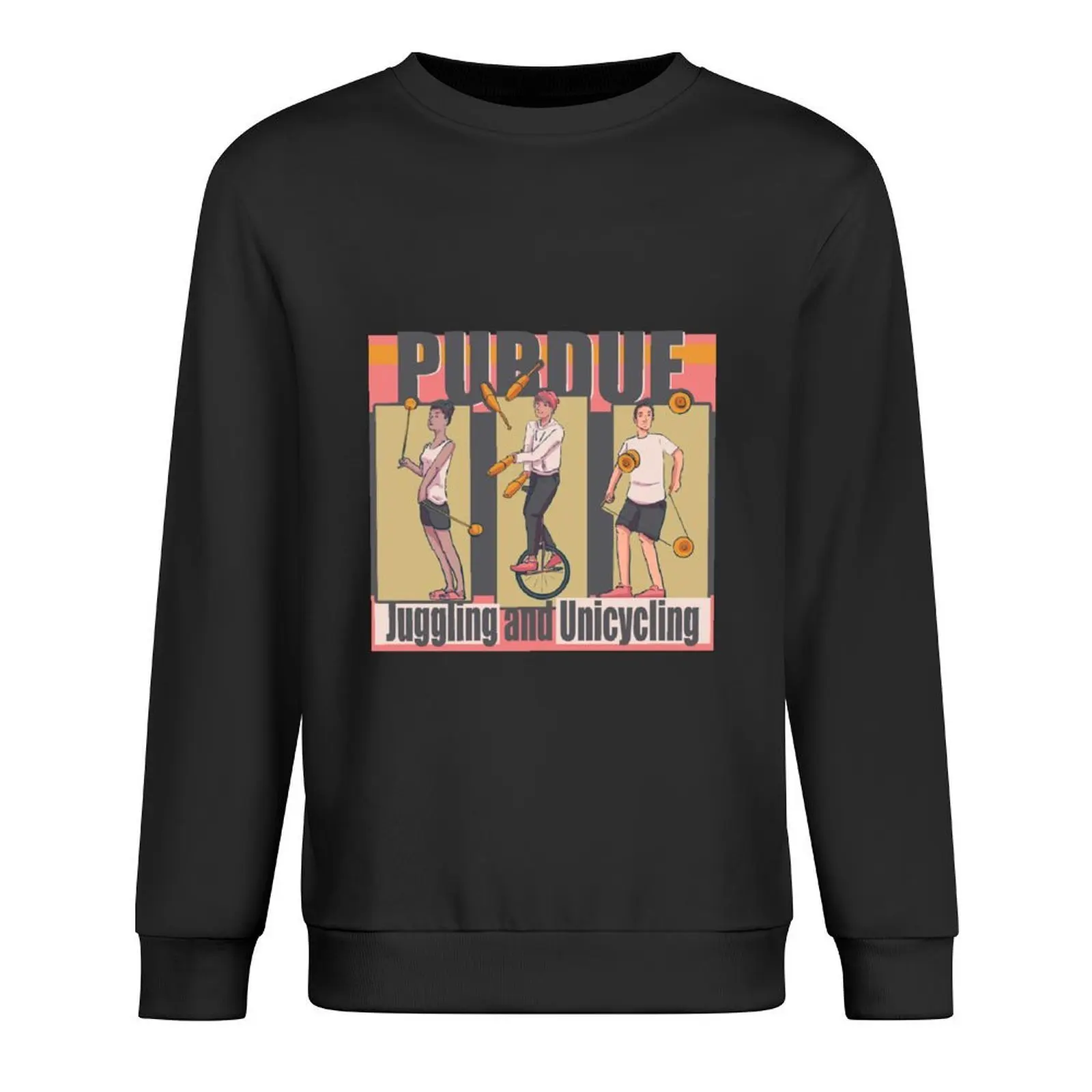 

Purdue Juggling and Unicycling Club Pullover men's clothes men's sweat-shirt set tracksuit blouse hoody