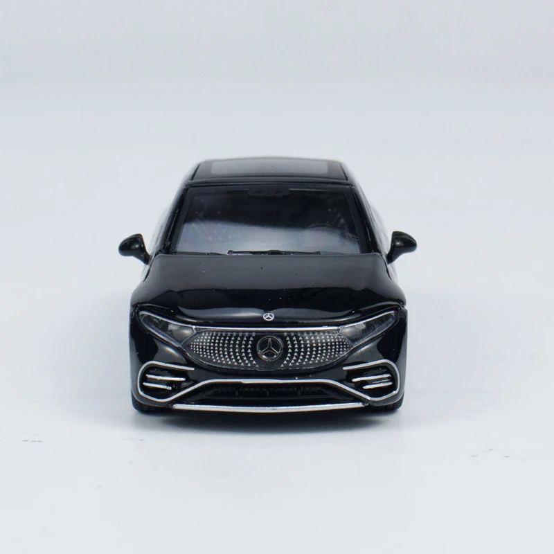 Liga Die-Cast Simulação Modelo de carro, Brinquedos para meninos, Presentes de aniversário de férias para crianças, Mercedes-Benz S-BENZ EQS 580 4MATIC, 1:64