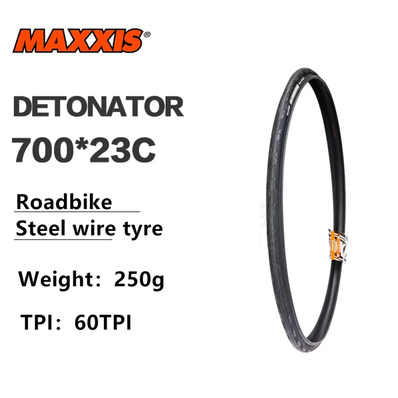 MAXXIS TIRES 700C Road Bike Tire Speed 700x 23C 25C 28C DETONATOR(M203) WIRE Ultra Light Sport Tube Pneu Bicycle Parts Tyre