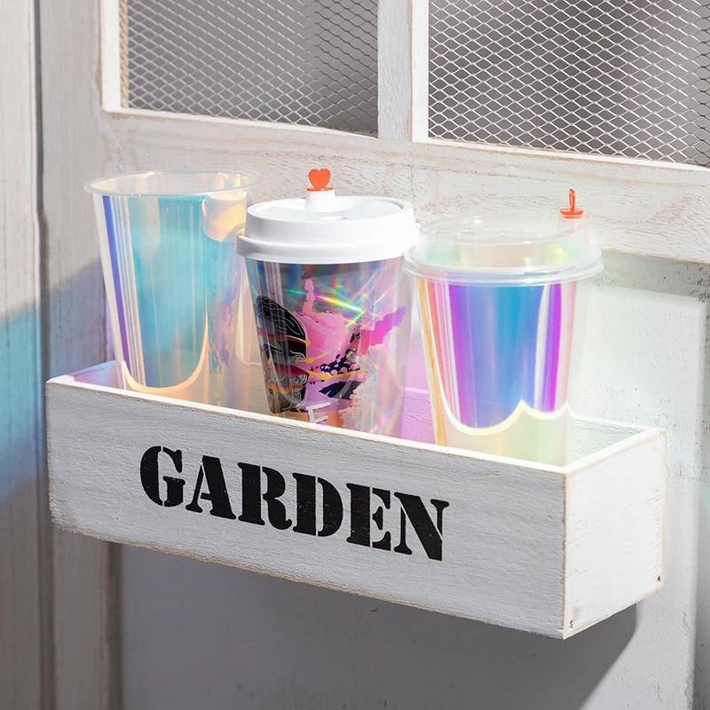 Custom.LOKYO 500 مللي 700 مللي Milktea عصير pp فيلم ثلاثي الأبعاد كوب شاي فقاعات بلاستيكي #5