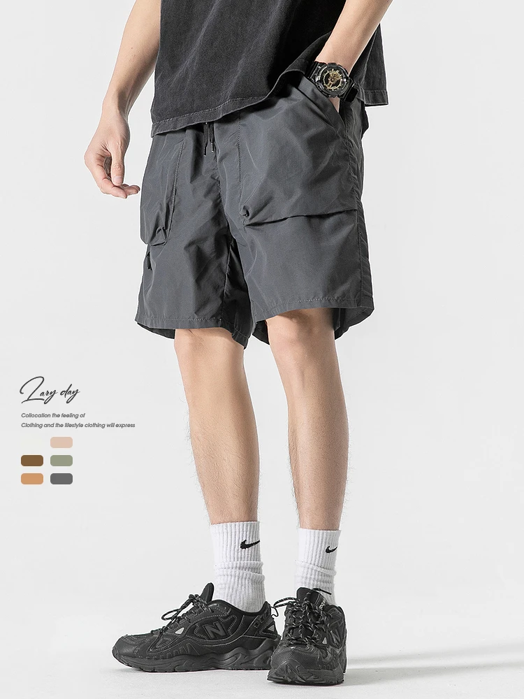 

Мужские летние тонкие свободные функциональные рабочие брюки-капри LAZY DAY Original для активного отдыха, быстросохнущие