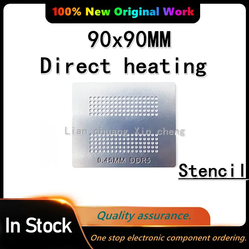 100% Original Stencil GDDR5X D9VRL D9VRK D9TXS D9V 190F BGA DDR7 DDR5 DDR6 BGA Direct heating 90x90MM NEW
