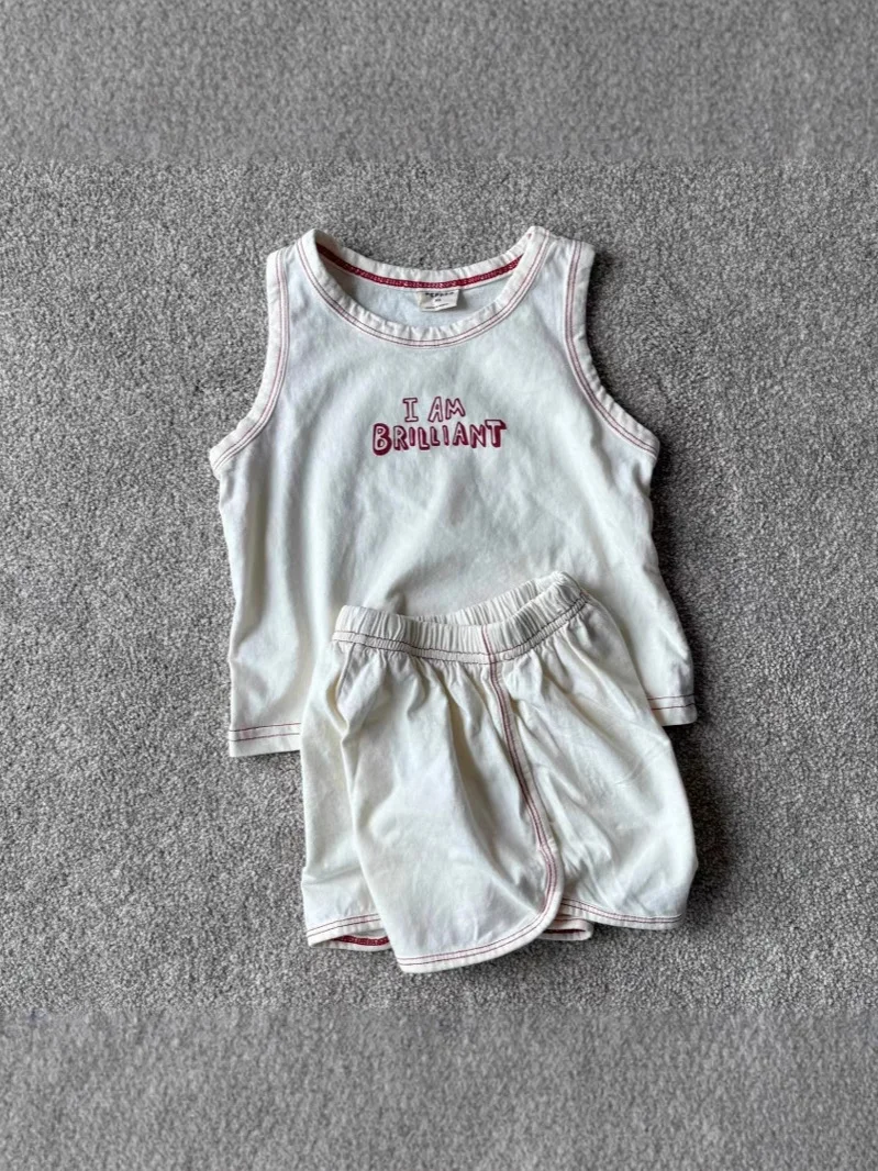 2025 صيف جديد طفل أكمام الملابس مجموعة الرضع فتاة القطن إلكتروني طباعة سترة + السراويل 2 قطعة دعوى طفل صبي وتتسابق