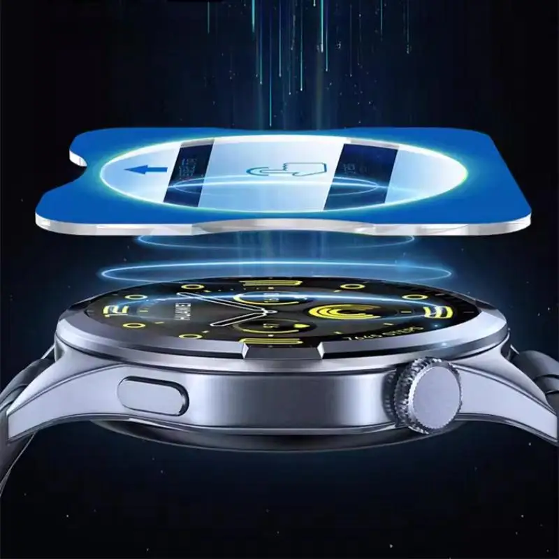 1-5 Stück Panzerglas für Huawei Watch GT4/5/6/7/GT6Pro 46mm 41mm Schnellmontage Displayschutz für Huawei GT5Pro 46/42mm – Detail 7
