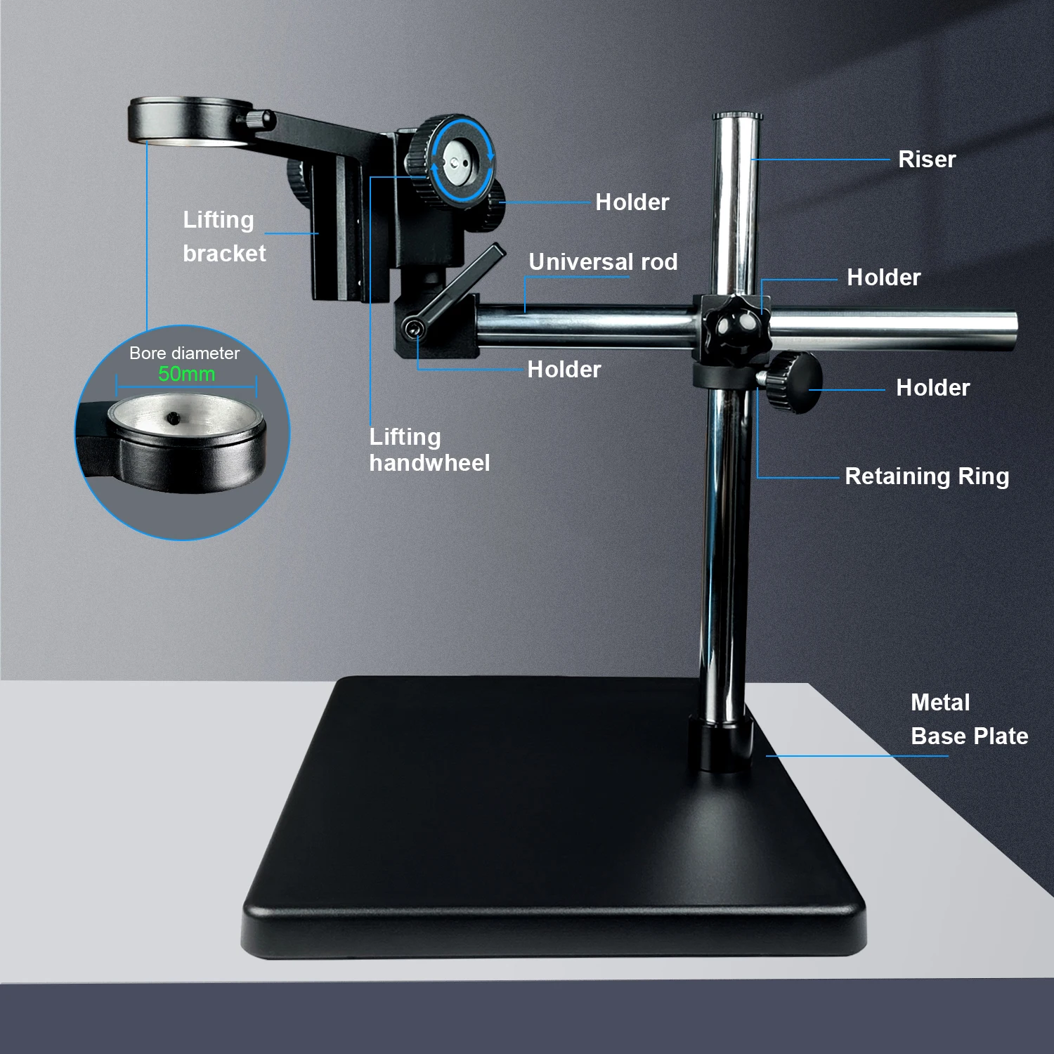 Yizhan 1080P Digital Microscope 4K HDMI USB Microscope 48MP 13MP Type-C VGA 2K Camera 150X 215X C Mount Lens For PCB Soldering