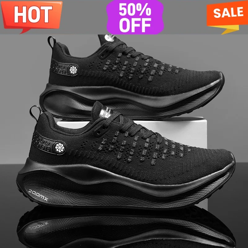 Marathon Air Cushion Men Sports Running Shoes Hiking Breathable Lightweight Comfortabl Athletic Nonskid Sneakers Tennis for Male