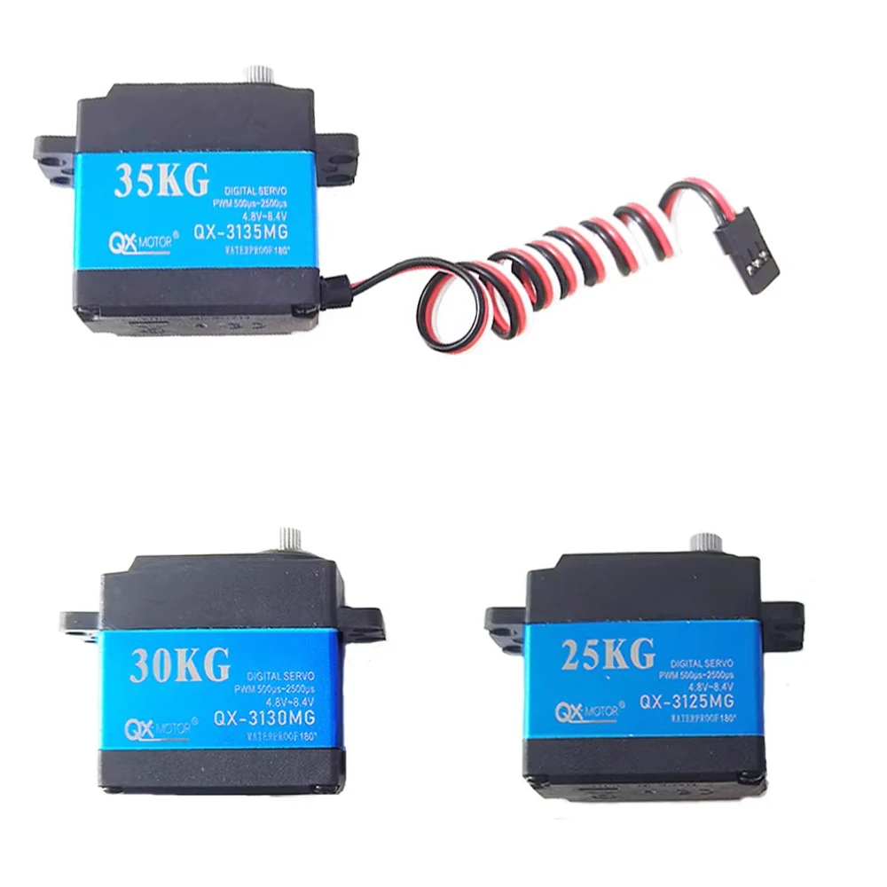 A QX Servo impermeabile ad alta coppia 35kg 30KG 25KG 20KG ingranaggio metallico ad alta velocità servo digitale servo baja per auto RC in scala 1/8 1/10
