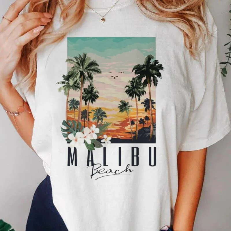 تي شيرت طباعة عادية تنوعا المرأة الدب نمط لطيف الأبيض قصيرة الأكمام المرأة شعبية س الرقبة الأساسية موضة تي شيرت #5