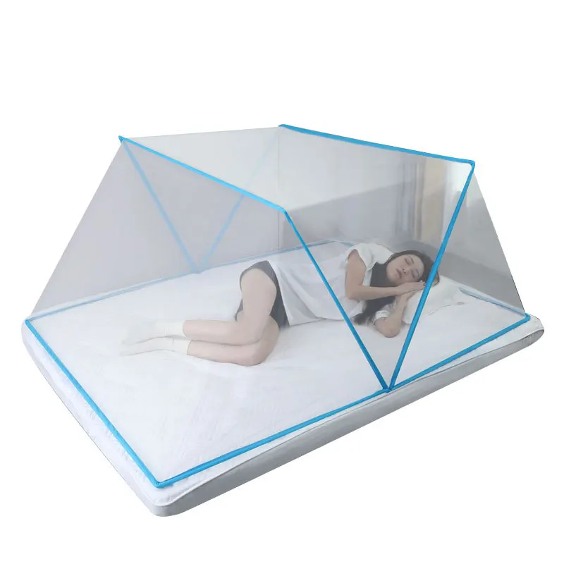 Folding mosquito net, portable, no installation required, Upgrade the fixator, strong and durable