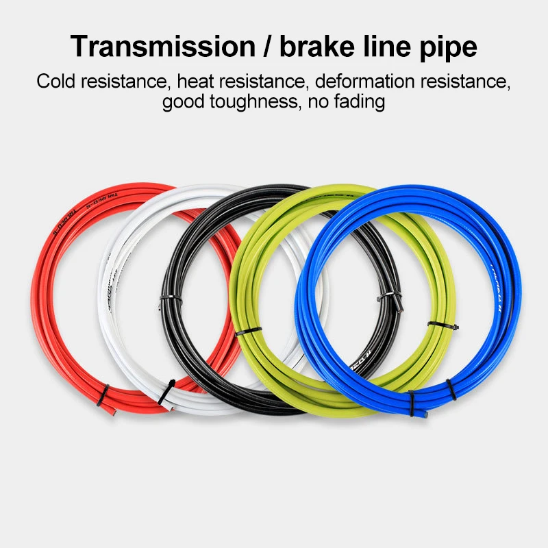 TRLREQ 2m/2.5m Wire For Bicycle Bike Shifters Derailleur Brake Cables Shift Cable 4mm/5mm MTB Road Bike Shifter Brake Cable Line