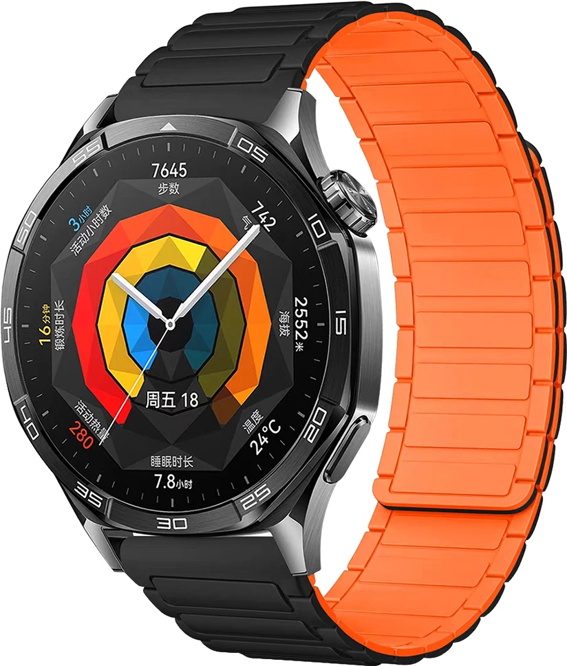 Bracelet magnétique en Silicone souple, 22mm, pour Huawei Watch 4/3 Pro GT4/3Pro 46mm, pour Amazfit Balance GTR 4/3/2 47mm Bracelet magnétique en Silicone souple, 22mm, pour Huawei Watch 4/3 Pro GT4/3Pro 46mm, pour Amazfit Balance GTR 4/3/2 47mm