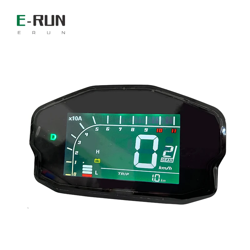 New DKD LCD Speedometer Display Adjustable ONE-LIN/CAN-BUS Communication For Votol Fardriver Controller