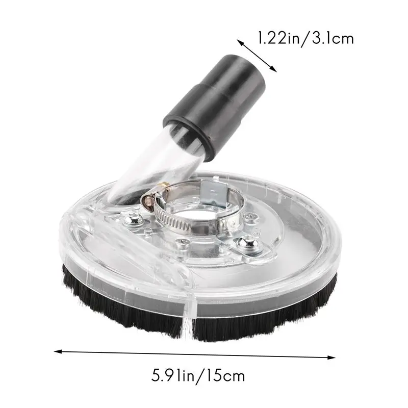 B45C غطاء كفن الغبار يناسب زاوية المطاحن اليدوية 80-125 مللي متر واضح فراغ كفن الغبار الجاف طحن غطاء غبار #6
