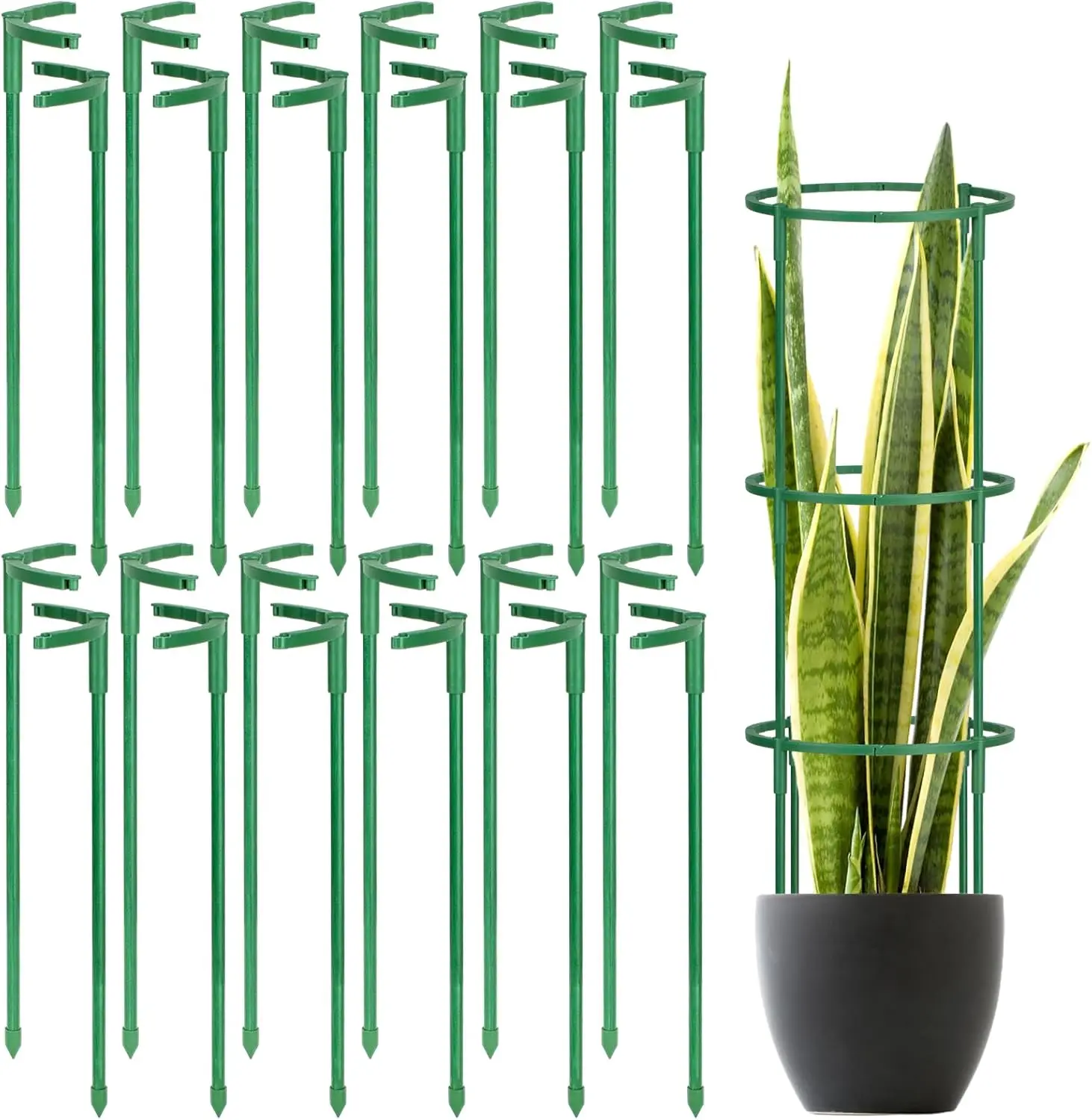 24 Pcs Plant Suppor…