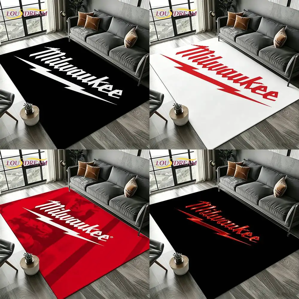 M-Milwaukees Bodenmatte, Wohnzimmerteppich für Schlafzimmer, Willkommensmatte, Outdoor-Teppich
