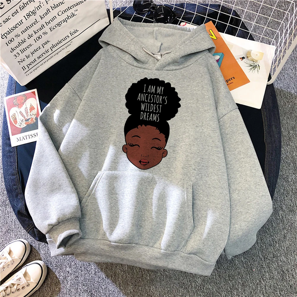 African hoodies women anime graphic funny hoddies sweatshirts women long sleeve top sweater