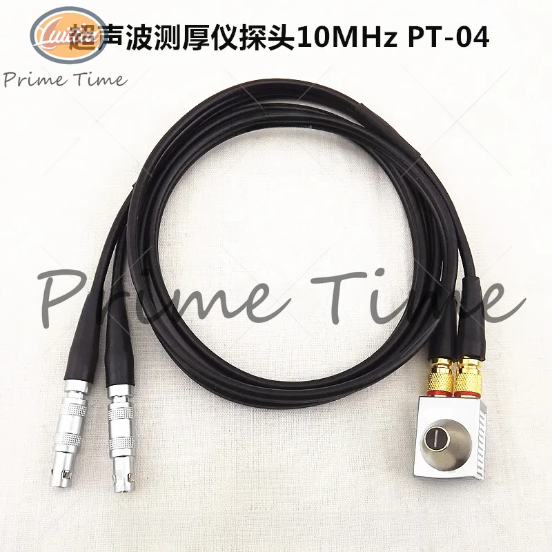 Ultrasonic Thickness Probe 10MHz PT04 High Frequency Micro Diameter Metal Thickness Gauge Probe Small Diameter DA312