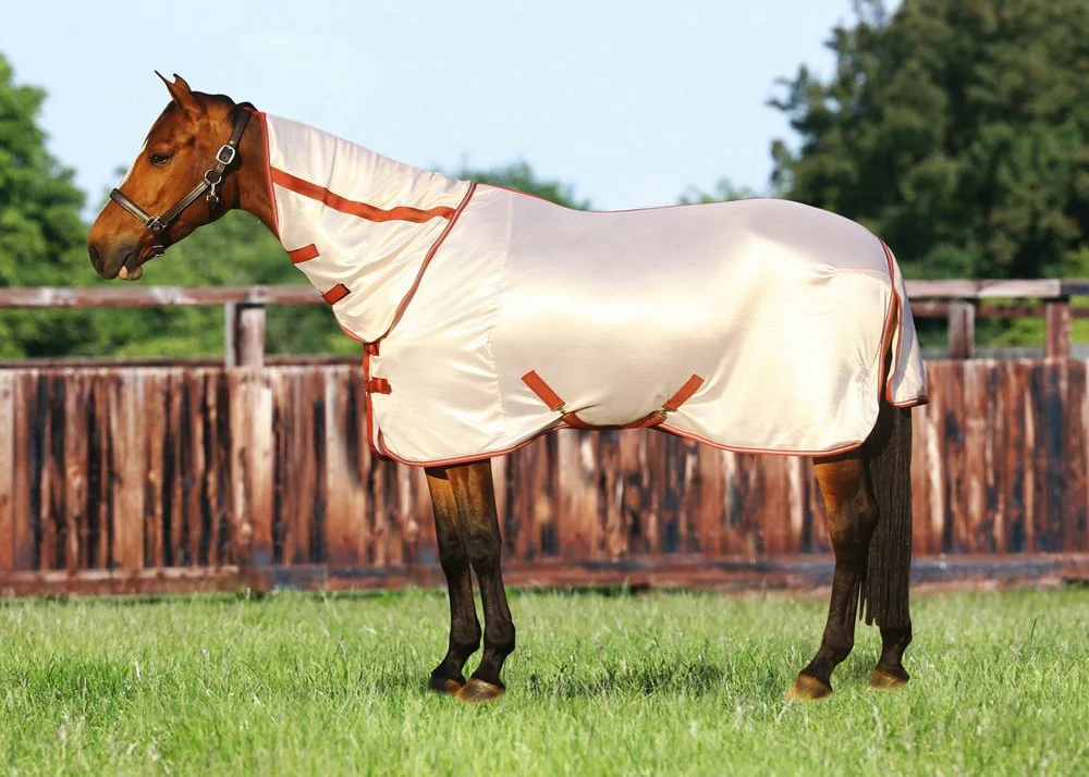 Alfombras de caballo reflectantes de algodón personalizadas, absorción del sudor, secado rápido, Invierno