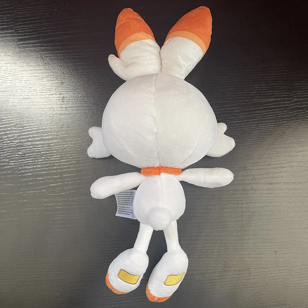 HQ Pokemon Plush Scorbunny Sobble Grookey Plush Stuffed Doll Cinderace Sword Shield Initial Elf Animal Christmas Gift For Kids