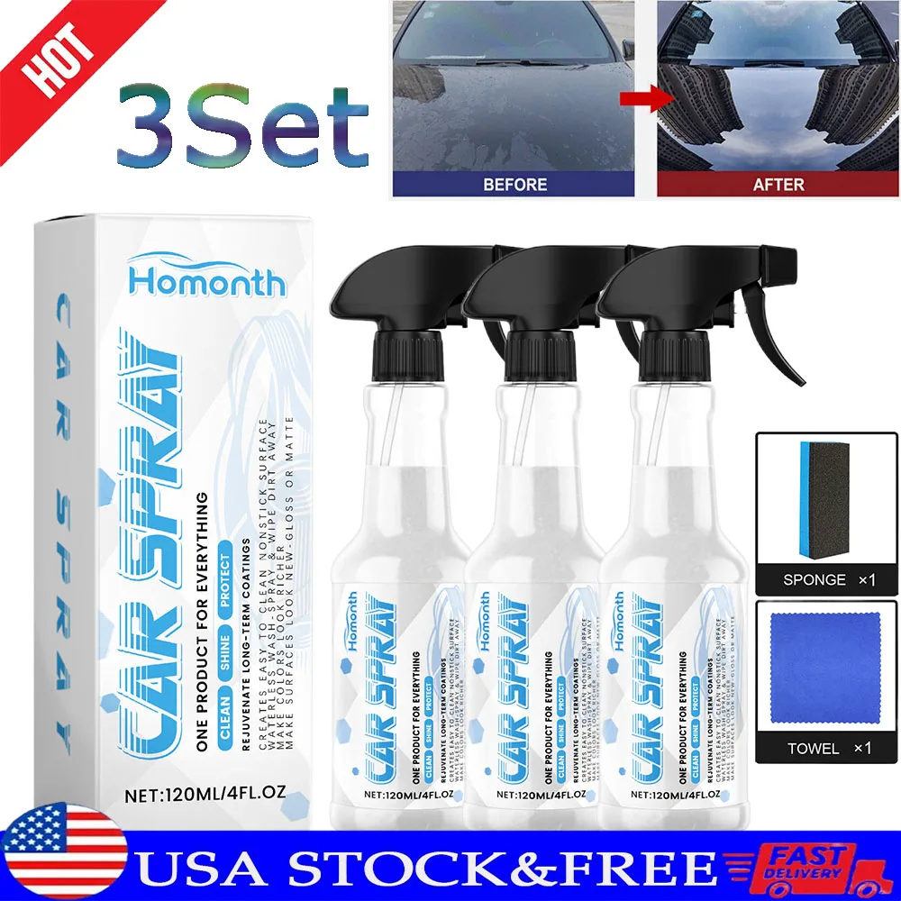 

3 комплекта, новый спрей для автомобильного покрытия, 2025 г., многофункциональное средство для покрытия с быстрым эффектом