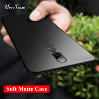 HereCase Case For OnePlus 6 One Plus 6 360 Protection Soft Matte Silicone Back Cover For OnePlus 5T 5 Phone Cases Capa